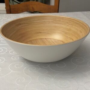 Tommy Bahama Bamboo Look Melamine Salad Bowl 11”